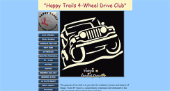 Desktop Screenshot of happytrails4wheeldriveclub.com